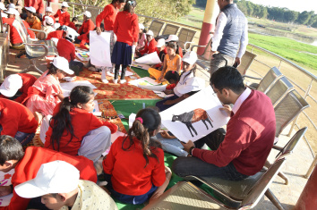 Organized exposure visit for the Out of School learners of RSTC (Residential Special Training Centre) on 24th Dec.