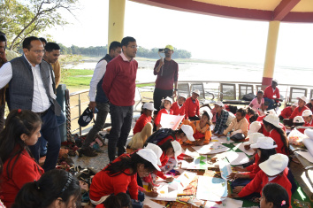 Organized exposure visit for the Out of School learners of RSTC (Residential Special Training Centre) on 24th Dec.